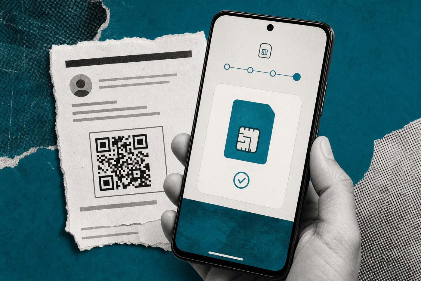 MyJio अनुरोध और पंजीकृत ईमेल के QR कोड से नए Android फोन पर Jio eSIM सक्रियण