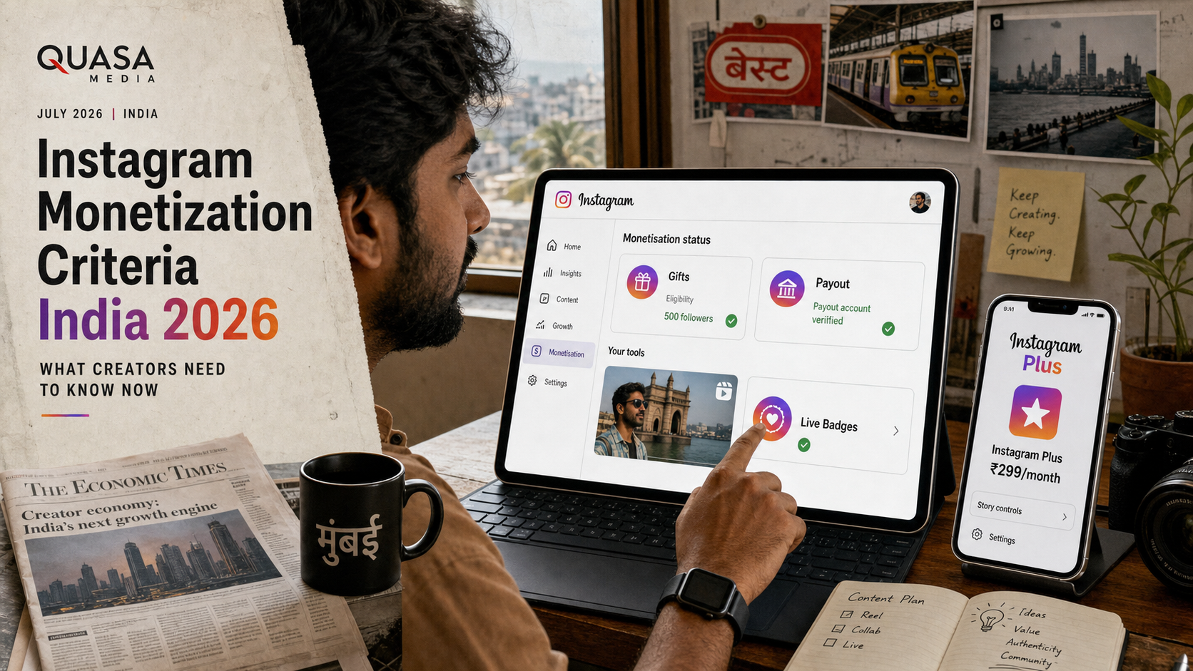 instagram monetization criteria india: भारत में Instagram से कमाई के मौजूदा मानदंड