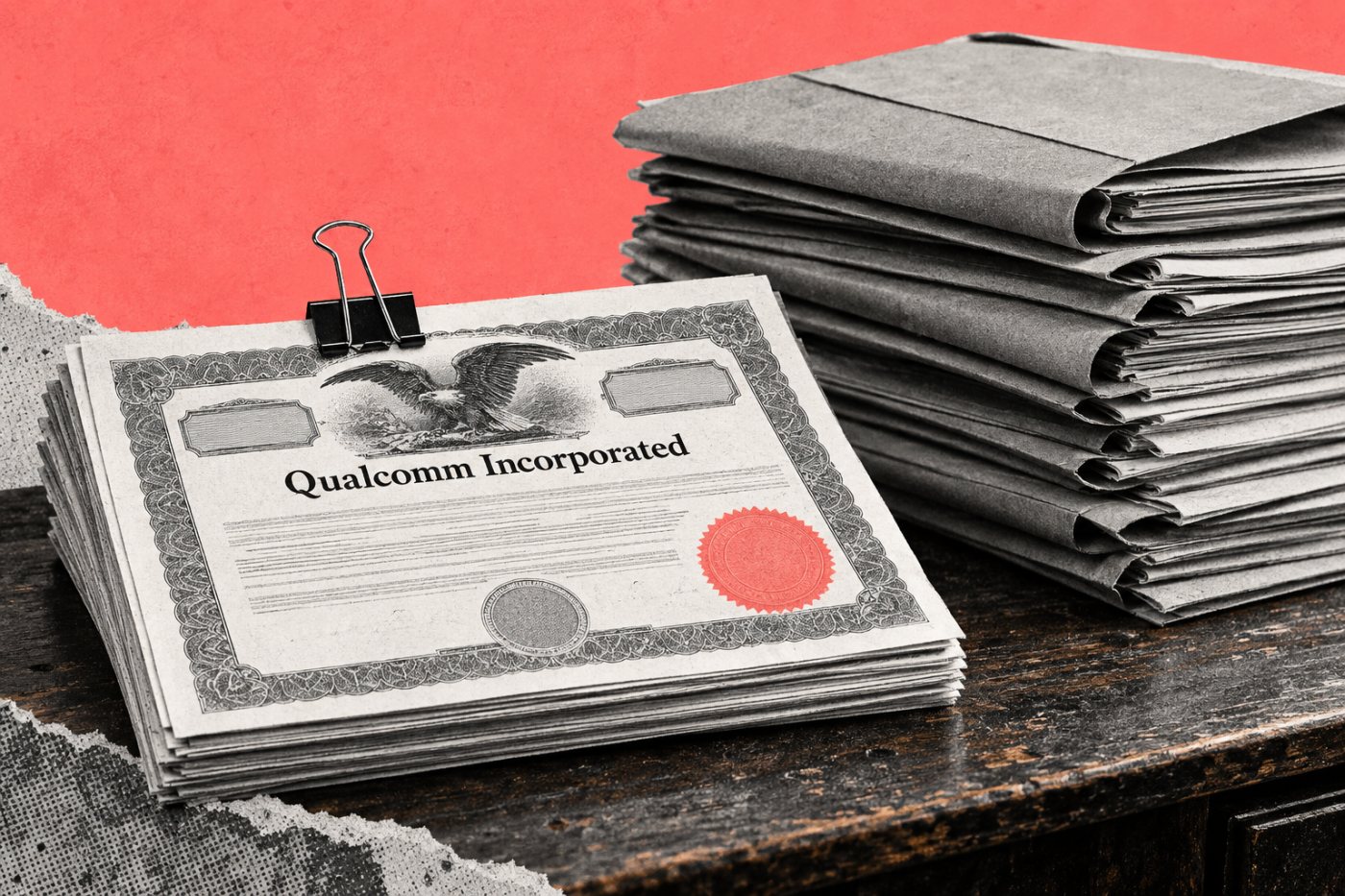 Qualcomm warrant with 3.75 million shares vested initially and 21.25 million dependent on future milestones