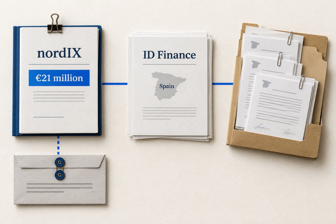 ID Finance کی ہسپانوی سرگرمی میں nordIX facility سے نئے صارف قرض جاری ہو کر پورٹ فولیو میں شامل ہوتے ہوئے