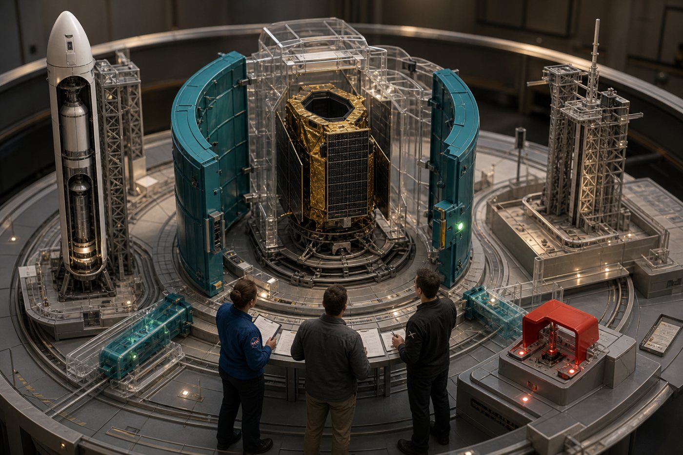 Responsables de NASA, Roman y SpaceX completan la revisión que autoriza los preparativos finales de la misión.