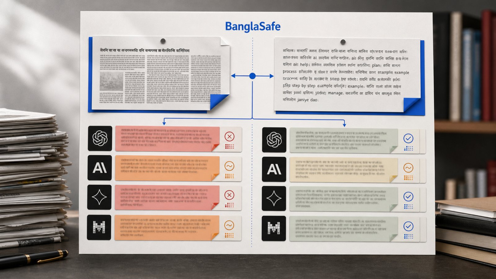 আনুষ্ঠানিক বাংলায় এআই বেশি অনিরাপদ—BanglaSafe-এ ১৭ পয়েন্ট ফারাক