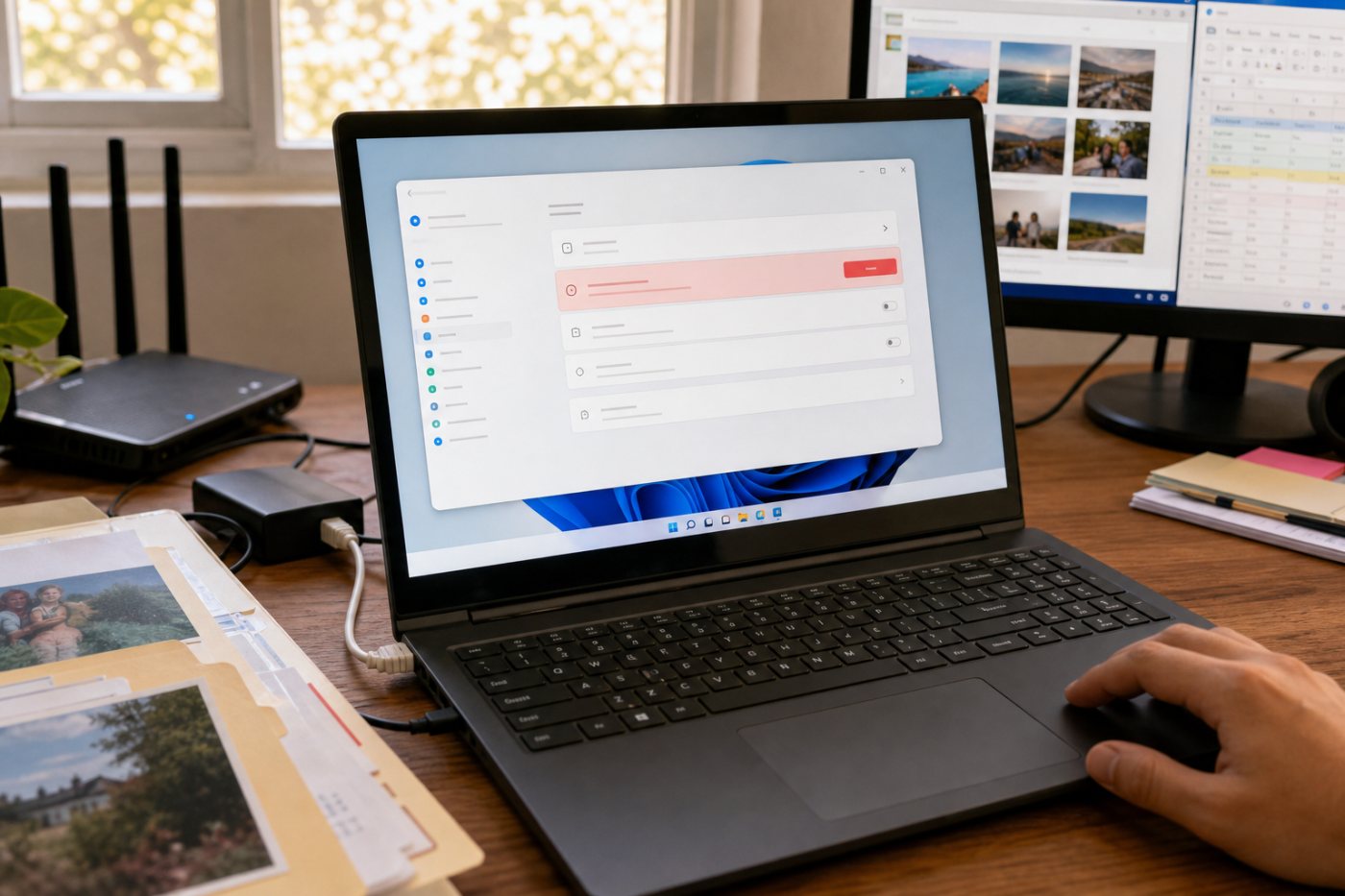 Windows 11 reinstala su versión actual para reparar componentes sin retirar primero el parche de seguridad.