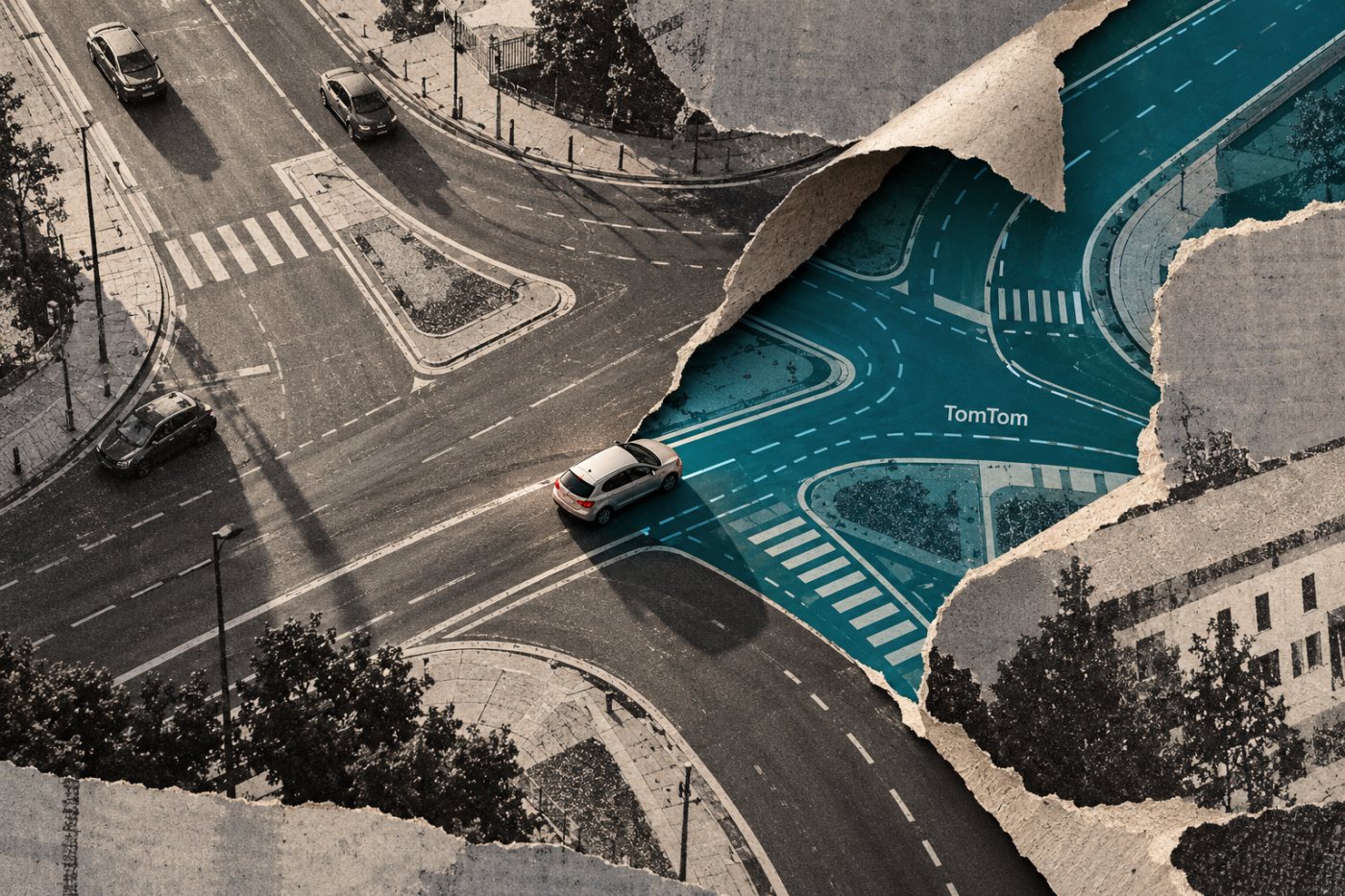 TomToms kaartgegevens verbinden een verkeerssituatie met de groeikansen die het bedrijf ziet in automatisch rijden en locatie-informatie.