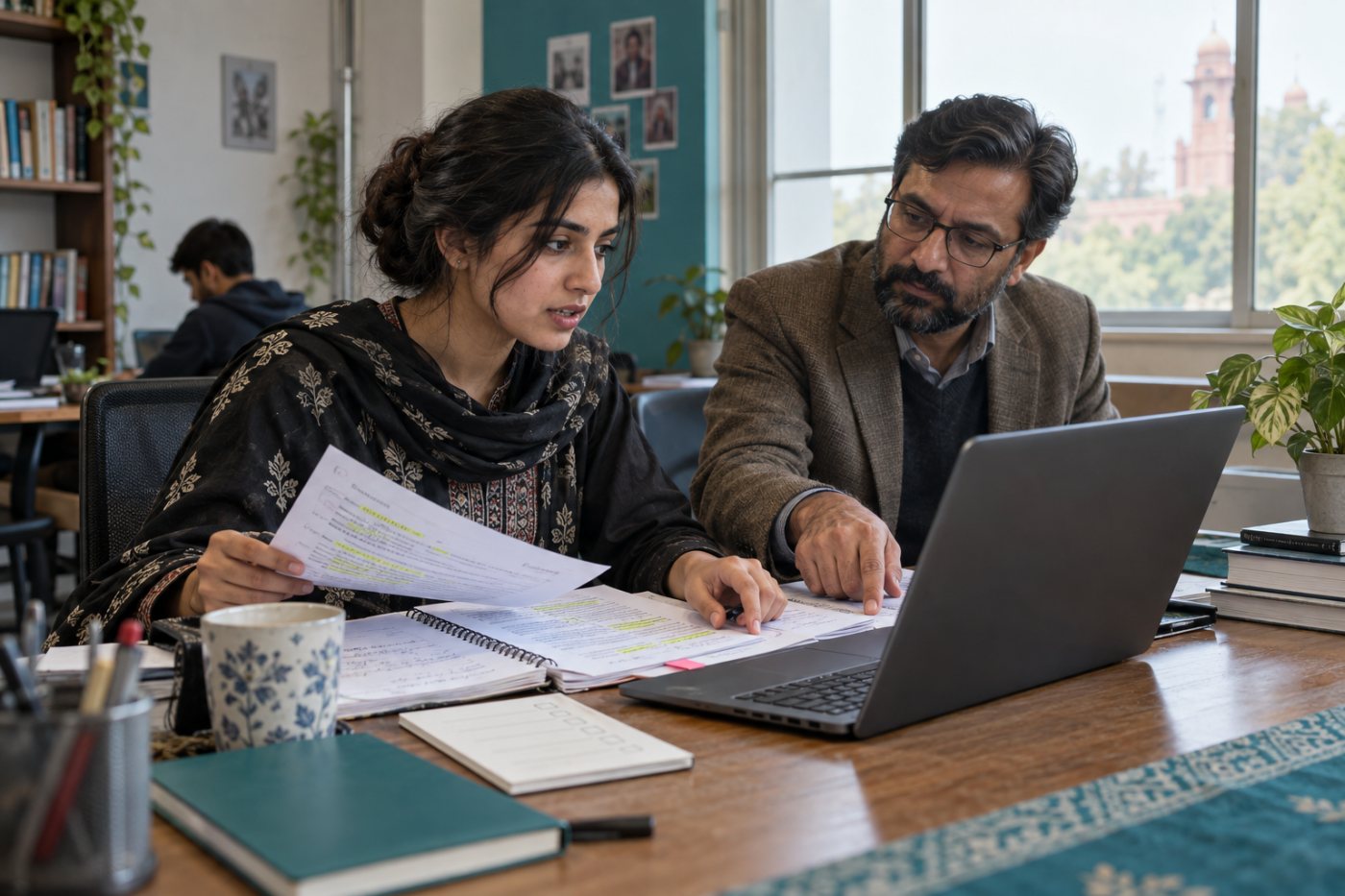 پاکستانی graduate کا AI معاونت کے ساتھ supervised project، source verification اور عملی تجربہ
