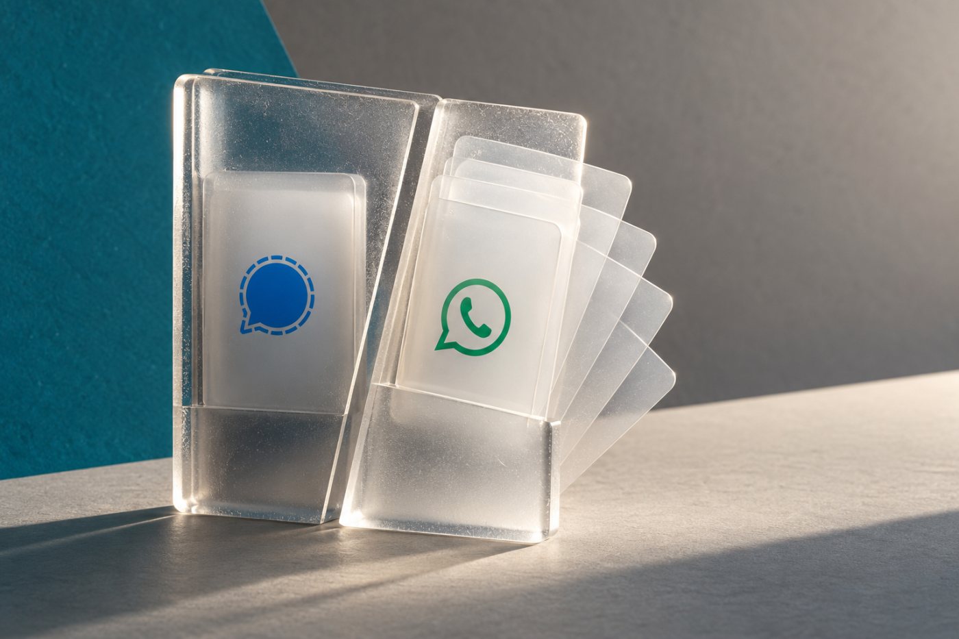 Signal ও WhatsApp-এ পরিচিতজন খোঁজার পদ্ধতি এবং সম্পর্কসংক্রান্ত তথ্যের ভিন্ন পরিণতি।