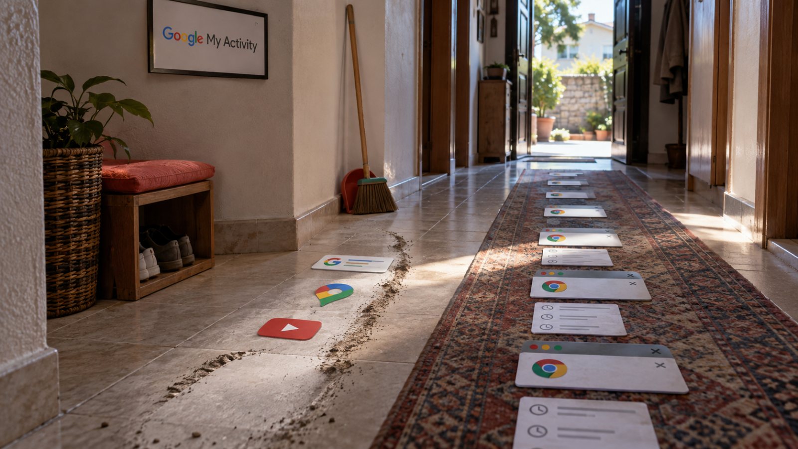 My Activity’yi silmek yetmez; tarayıcı geçmişi ayrı kalabilir