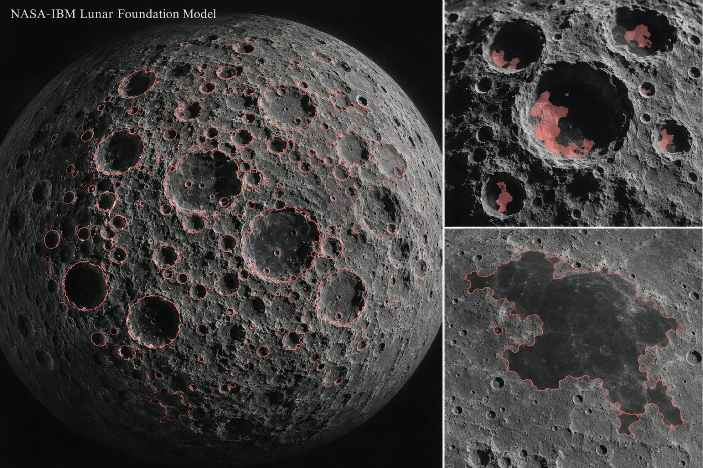 Crater boundary, সম্ভাব্য polar ice অঞ্চল ও irregular mare patch—তিনটি পৃথক lunar research output