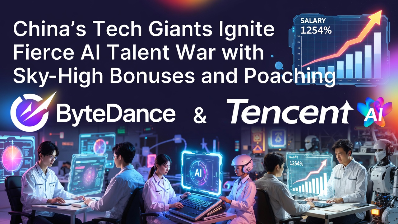 China's Tech Giants Ignite Fierce AI Talent War with Sky-High Bonuses and Poaching