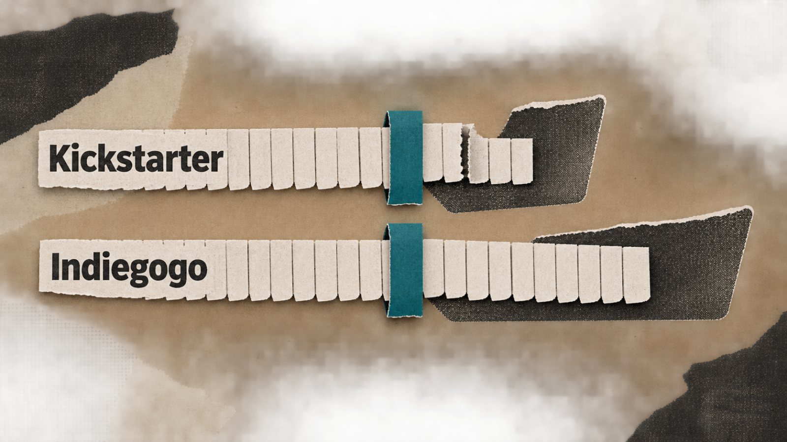 Kickstarter ar Indiegogo: vienodas 5 % mokestis slepia skirtingą riziką