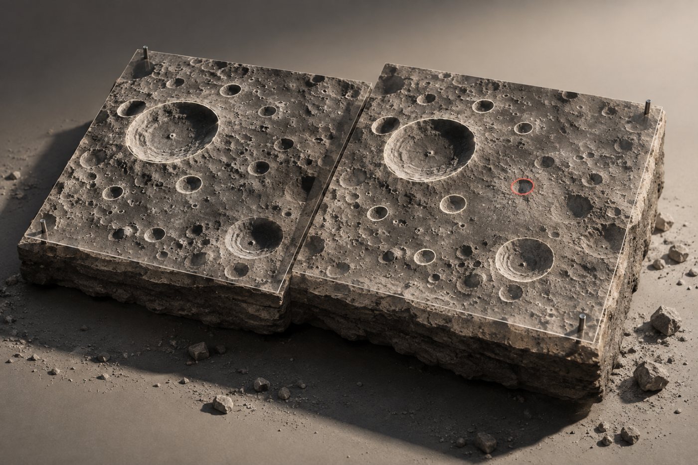Сравнительная проверка NASA-IBM Lunar Foundation Model на обнаружении существующих и нового ударного кратера