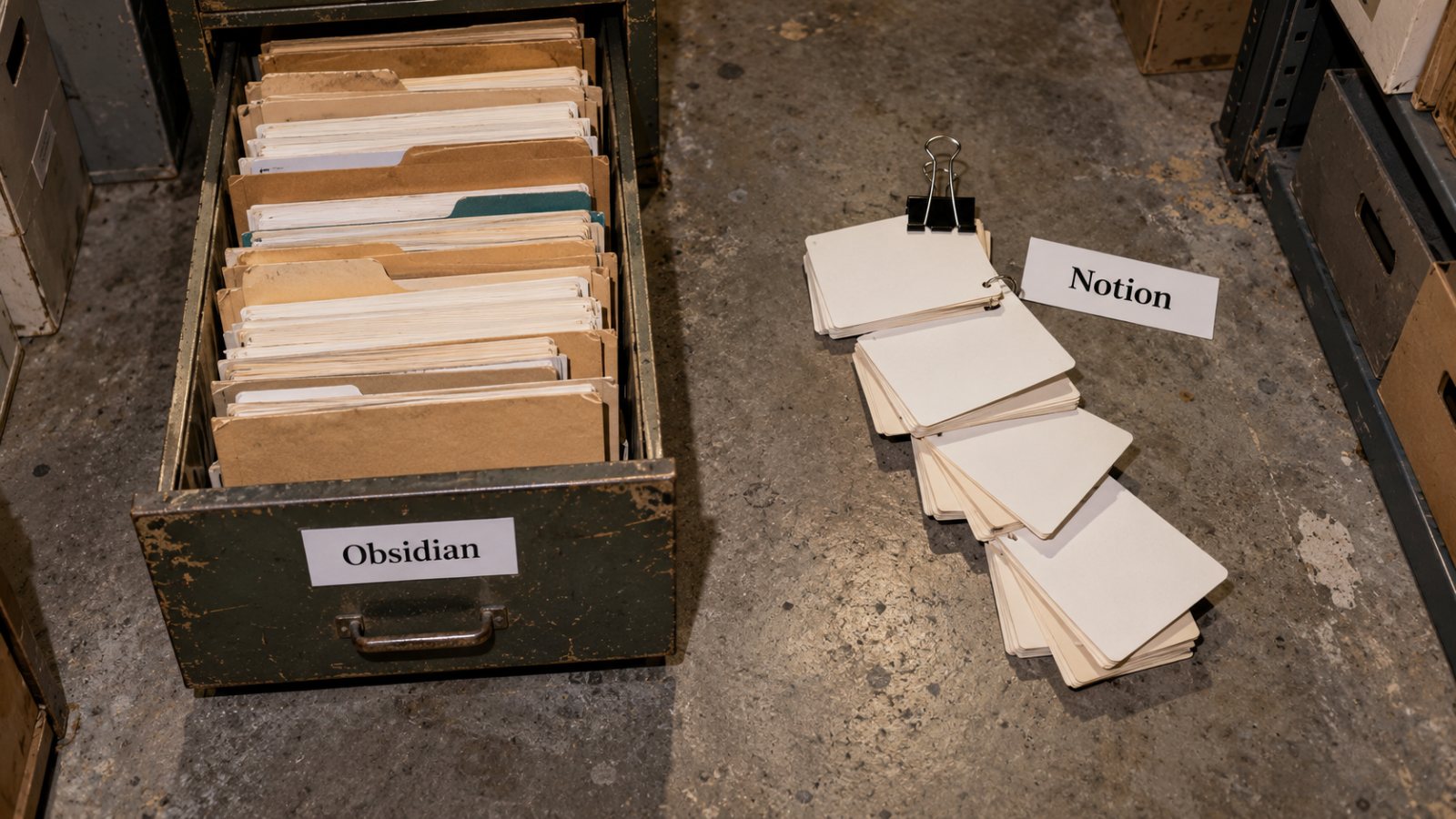 Notion hay Obsidian: cộng tác trên mây đổi lấy quyền giữ tệp lâu dài