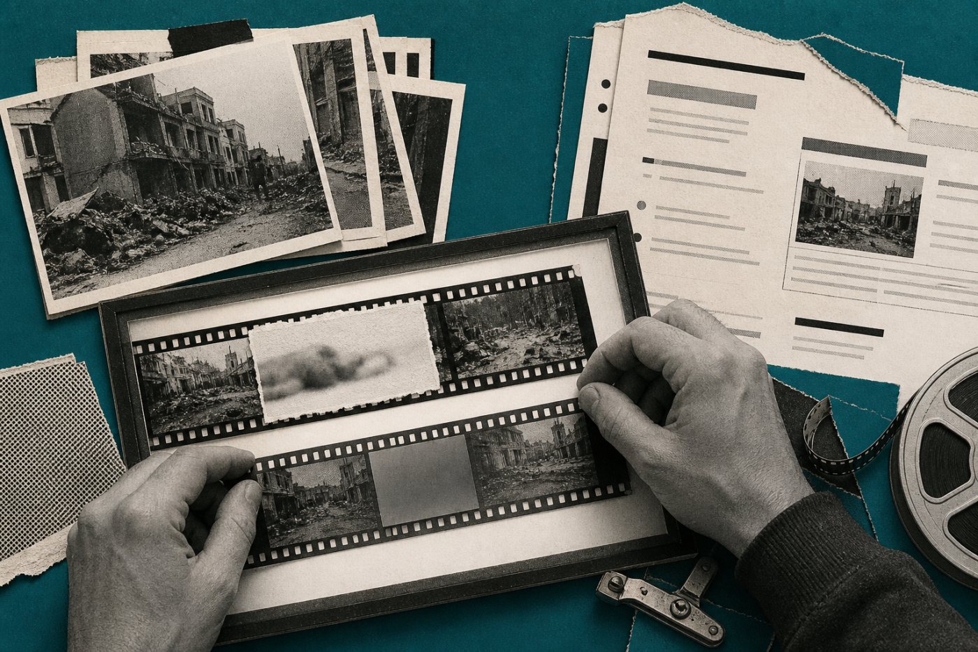 An educational creator classifies the strongest footage, obscures graphic detail and aligns the surrounding context before upload.