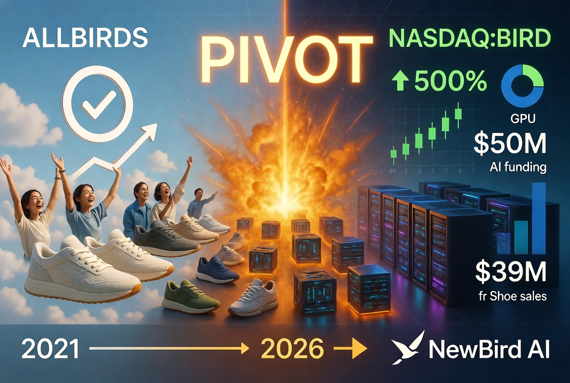 Allbirds Just Sold Its Shoes for $39 Million and Rebranded as NewBird AI: The Most 2026 Pivot Ever?