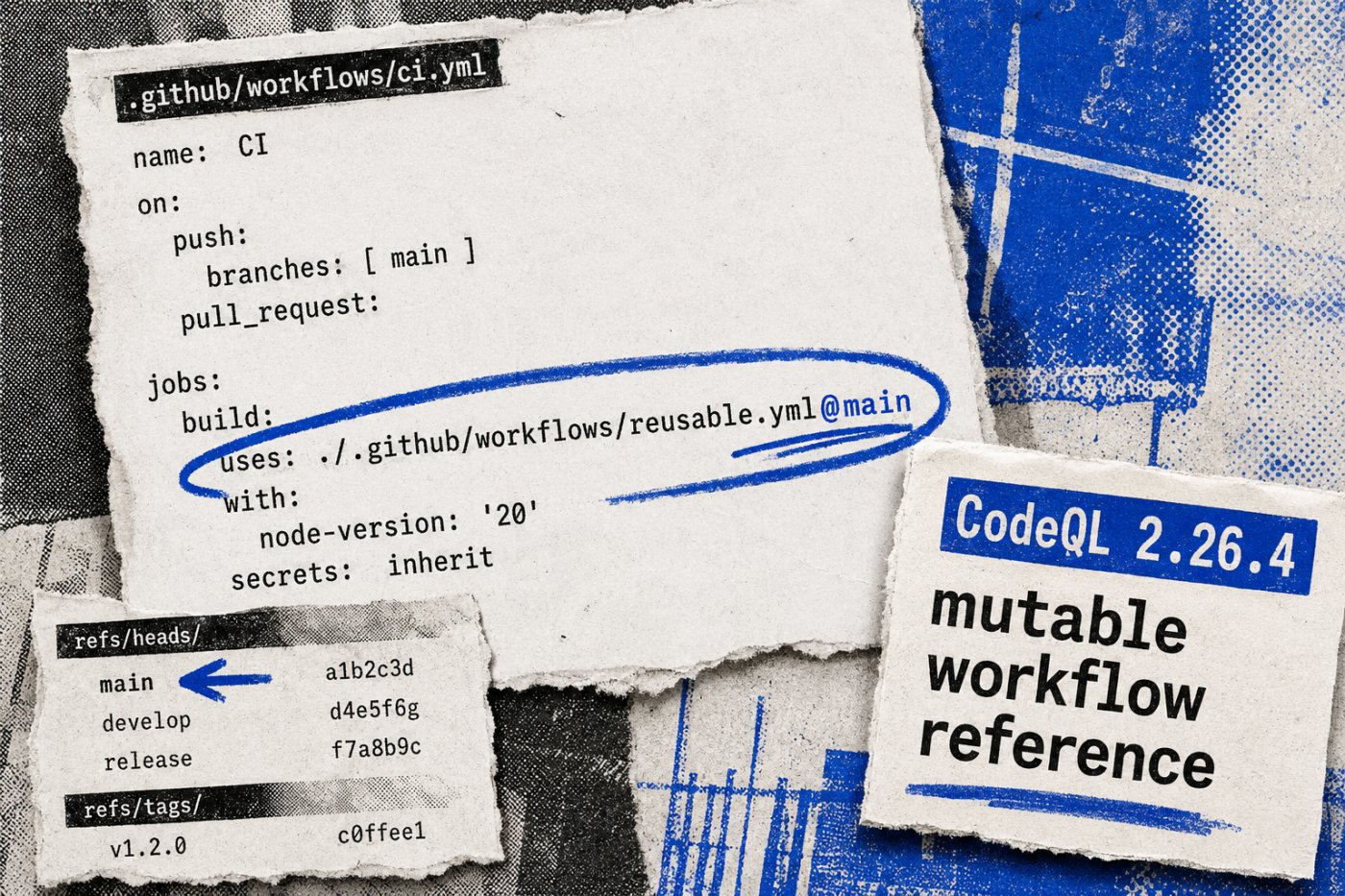 CodeQL 2.26.4, yeniden kullanılabilir bir GitHub Actions workflow’undaki değiştirilebilir referansı yeni risk olarak belirliyor.