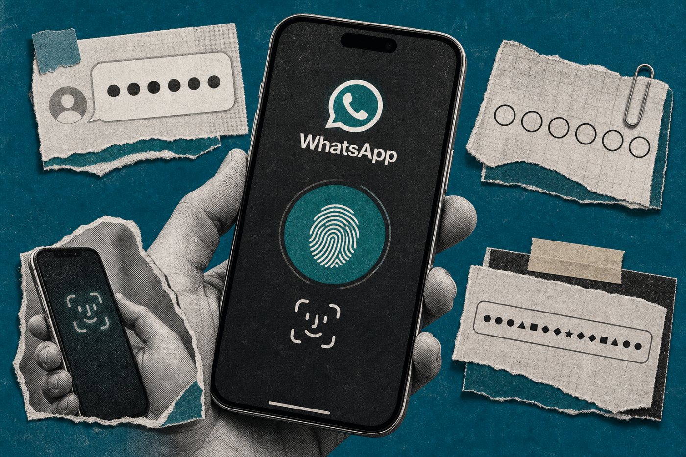 مقارنة وظائف رمز التسجيل وPIN القديم وكلمة مرور التحقق بخطوتين ومفتاح المرور في WhatsApp.