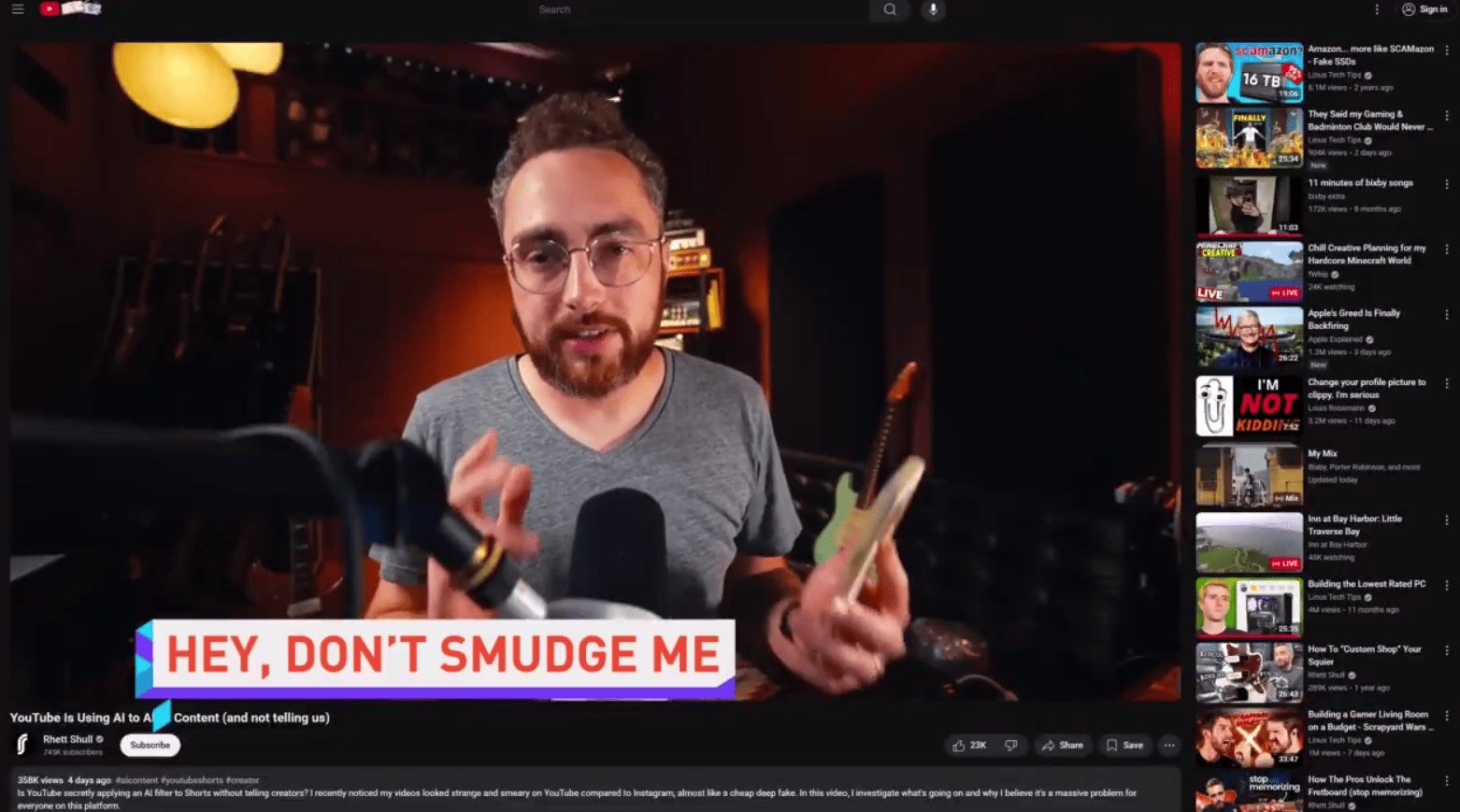 Fresh Conspiracy Theory: YouTube "Enhances" Shorts with AI to Make Real People Look Generated, Blurring the Line with AI Slop