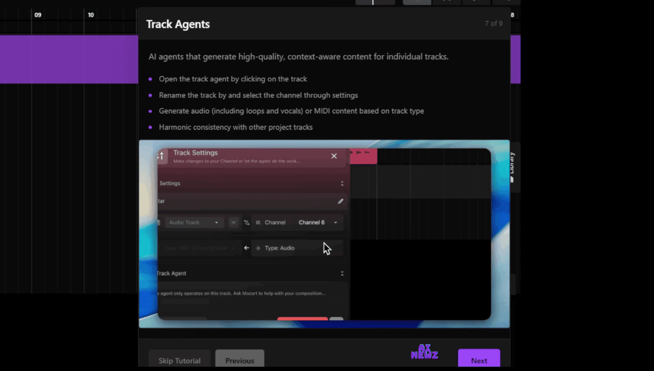 Mozart AI: A Full-Fledged AI-Powered DAW for Musicians