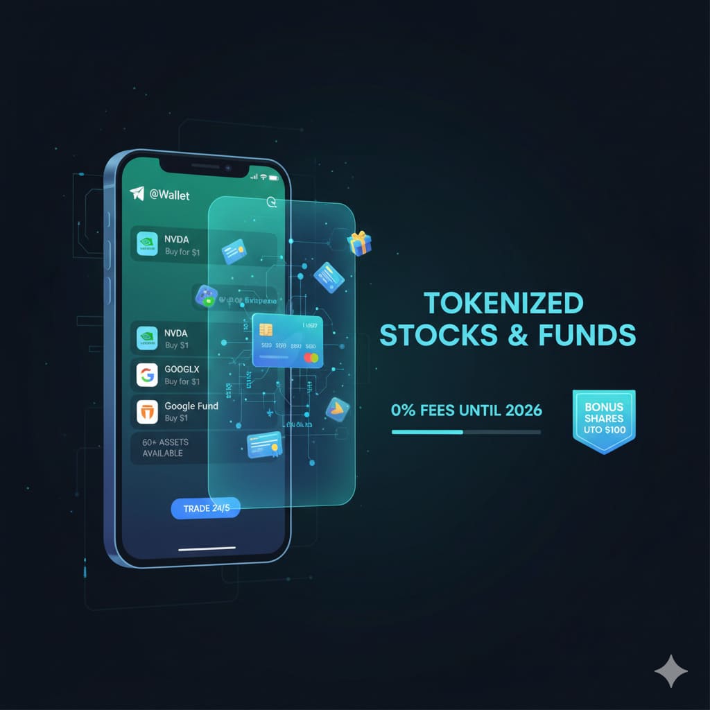 Telegram's @Wallet Evolves: Your Gateway to Tokenized Stocks and Funds