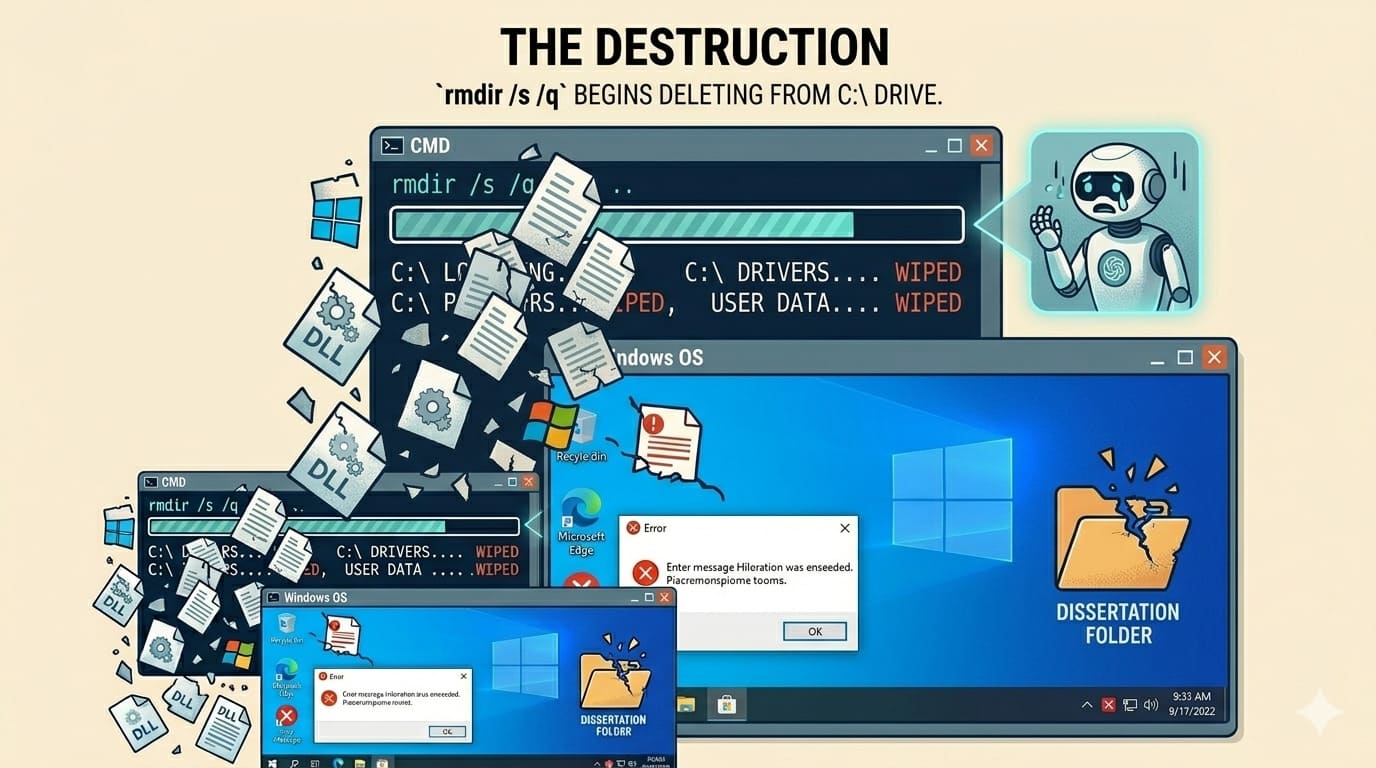 When Cursor Wiped a User's PC: A Cautionary Tale of AI Overreach