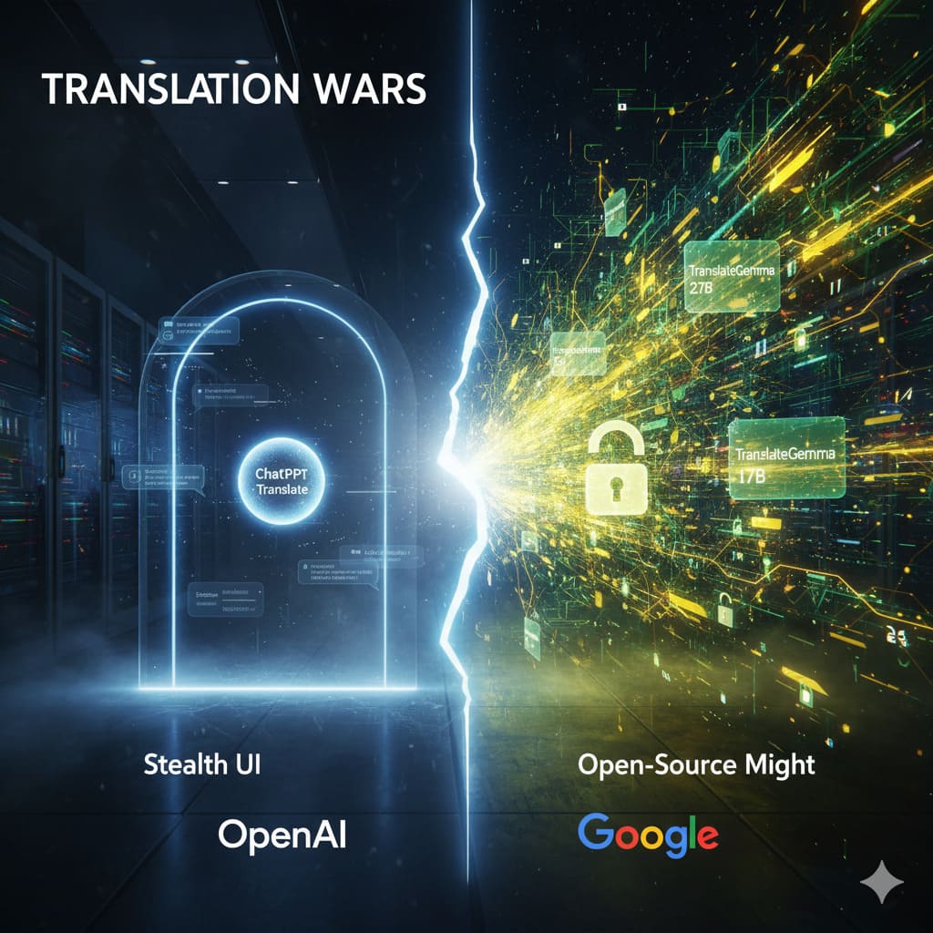The Translation Wars: OpenAI’s Stealth UI vs. Google’s Open-Source Might
