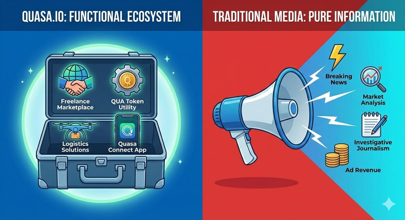 Beyond the Headlines: Quasa.io vs. Leading Crypto Media Outlets