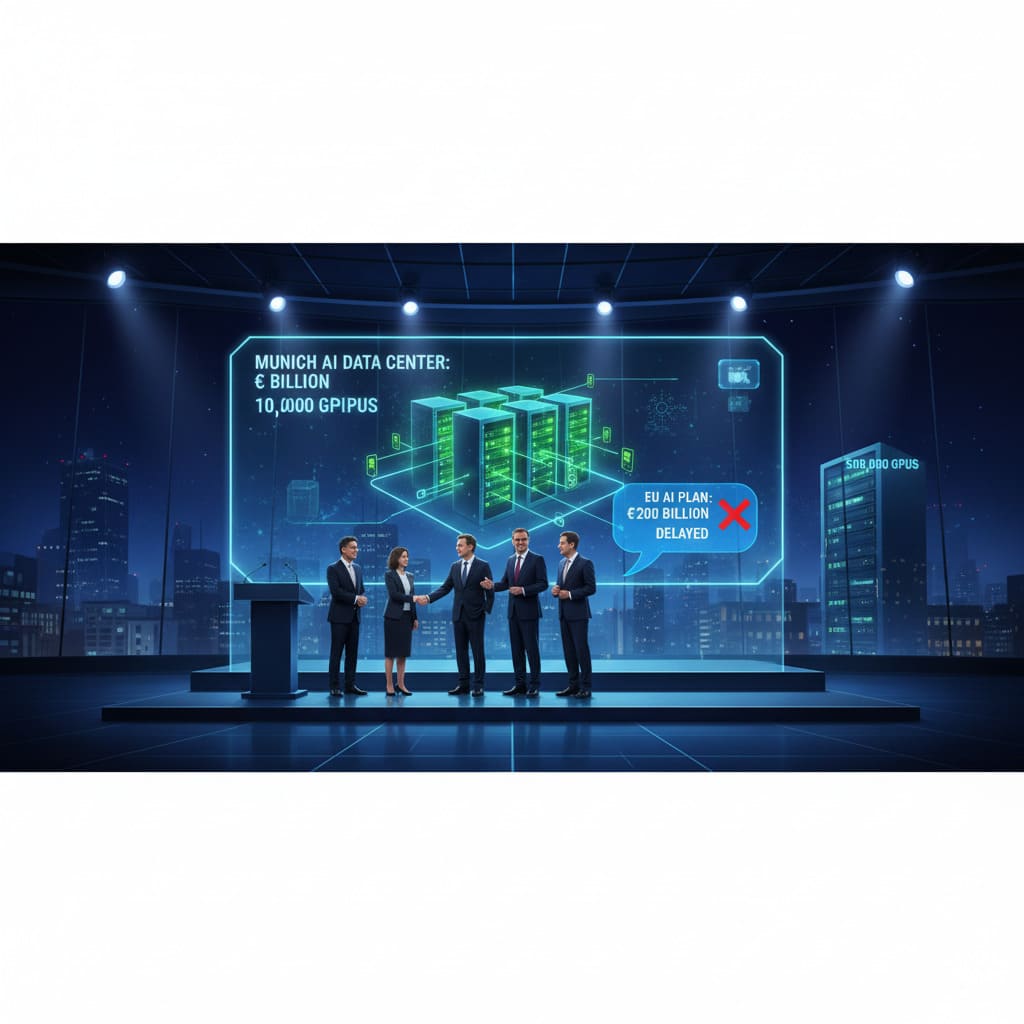 NVIDIA, Deutsche Telekom to Build €1 Billion AI Data Center in Munich