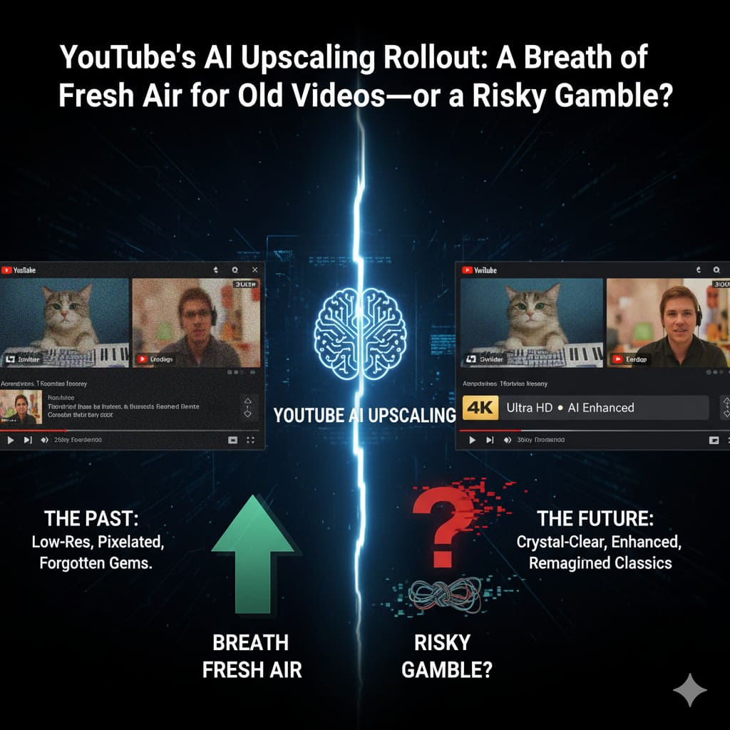YouTube's AI Upscaling Rollout: A Breath of Fresh Air for Old Videos—or a Risky Gamble?