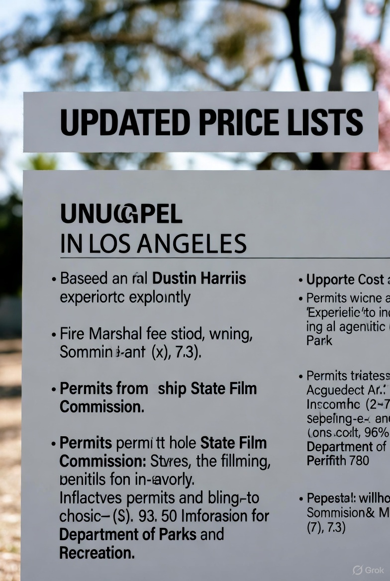 Indie Filmmaking Flees Los Angeles: Crippled by Fees and Bureaucracy