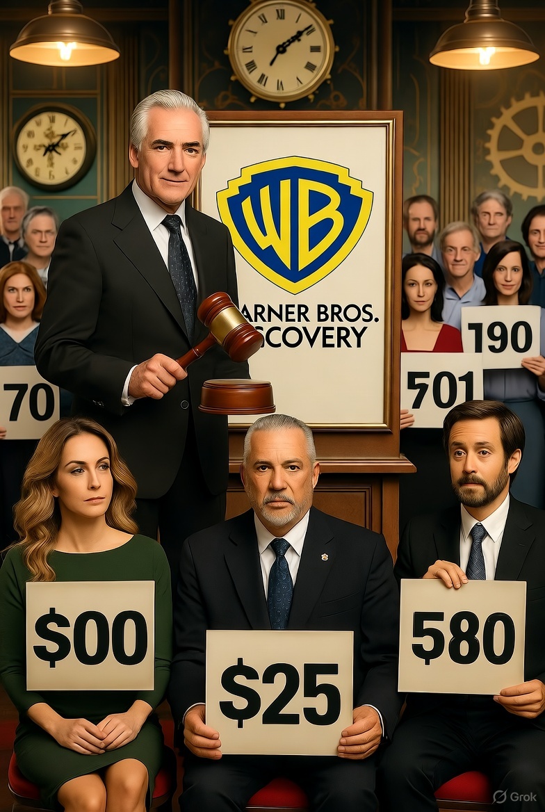 Investors Balk at Netflix's Hollywood Gamble: Warner Bros. Discovery Buyout Rumors Spark Stock Sell-Off