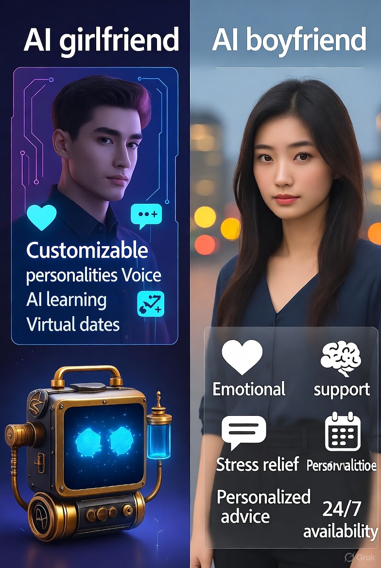 Romantic AI Companions in the US and China