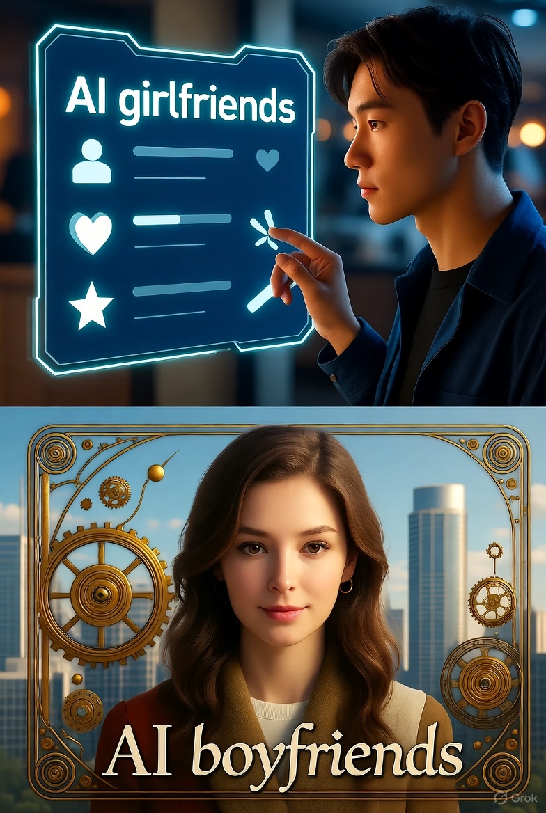 Romantic AI Companions in the US and China