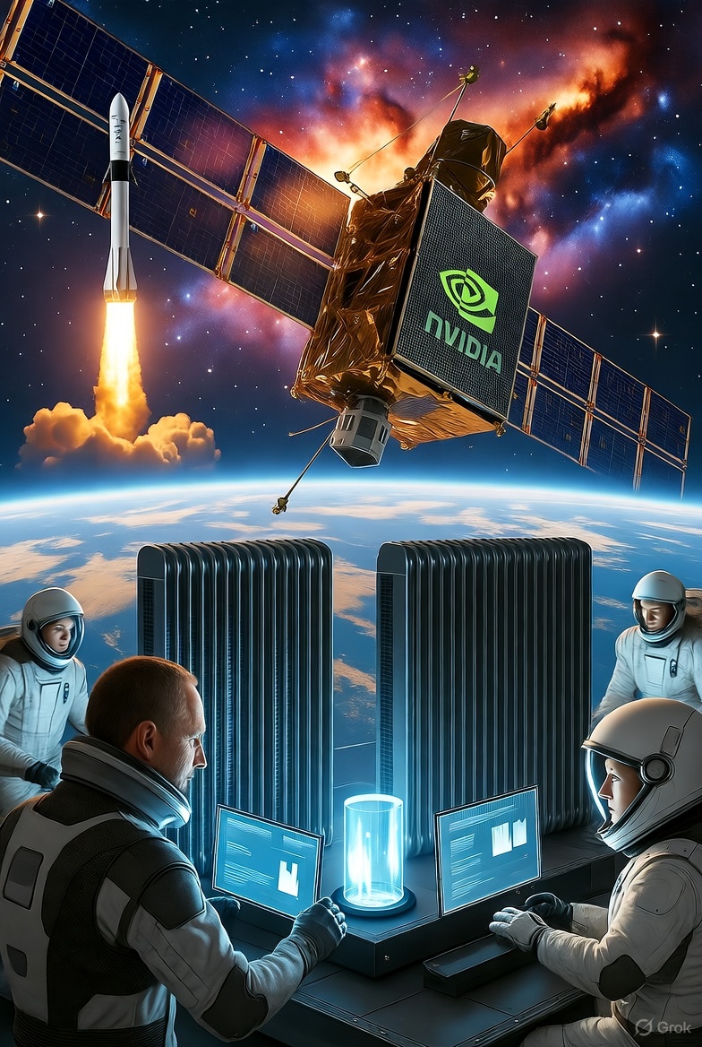 Space Data Centers: Giant Radiators Instead of Air Conditioners