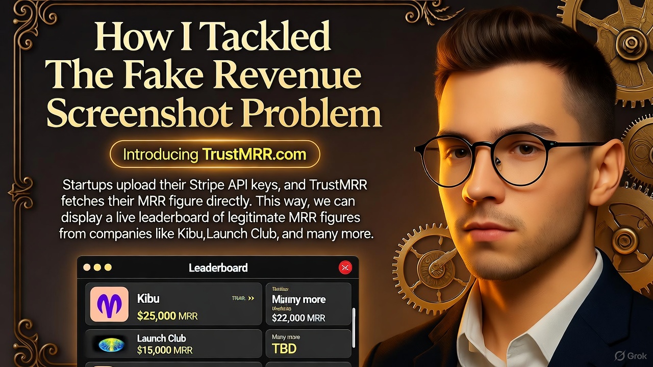 How YouTuber and Indie Hacker Marc Lou Tackled the Fake Revenue Screenshot Problem