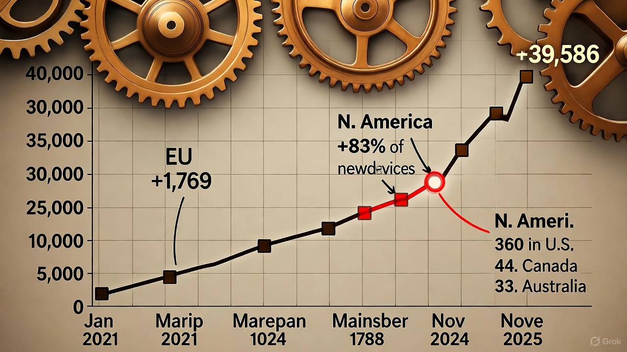 Global Crypto ATM Count Hits Record Highs