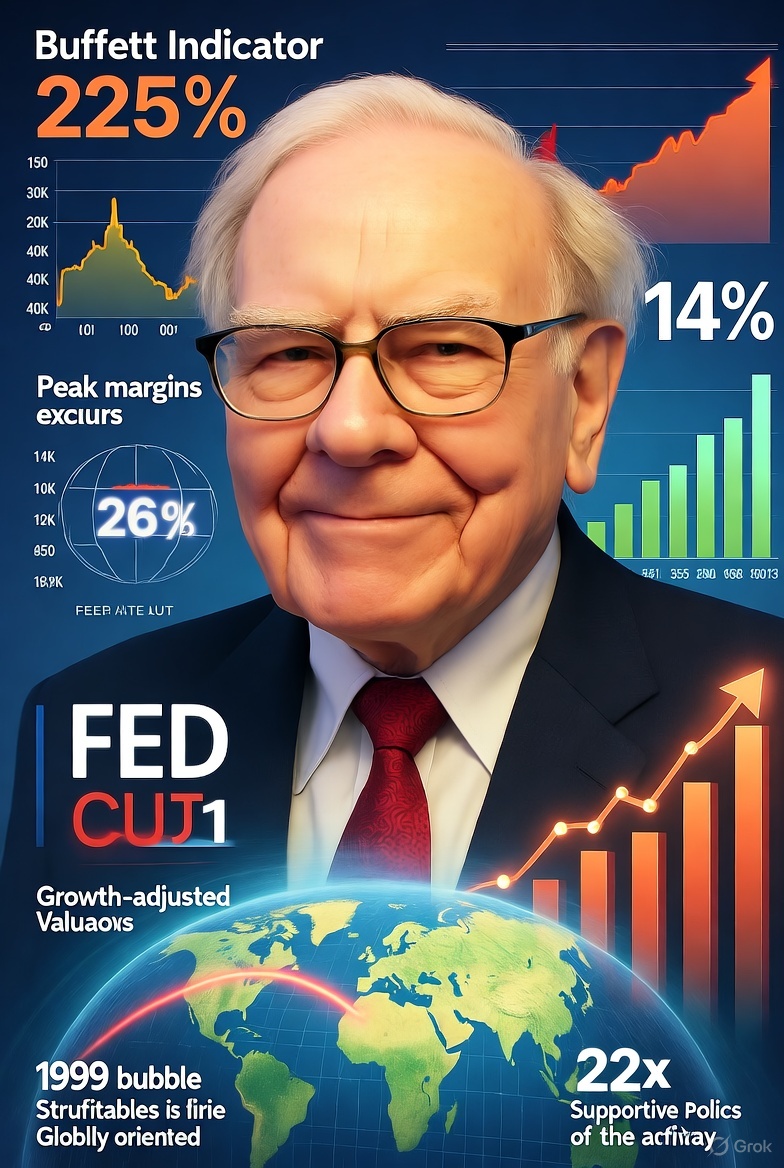 Is the Stock Market Overheated? Decoding Buffett's Indicator at a Record 225%