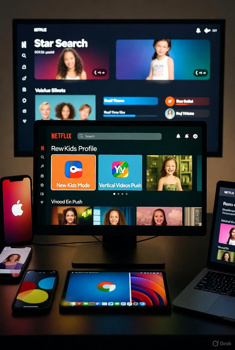 New Kids Mode and Vertical Videos Push: Netflix's Latest Features That Give Us the Chills