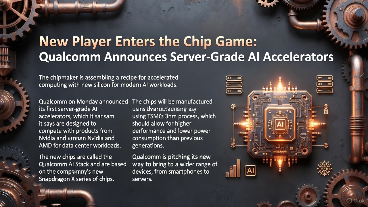 New Player Enters the Chip Game: Qualcomm Announces Server-Grade AI Accelerators