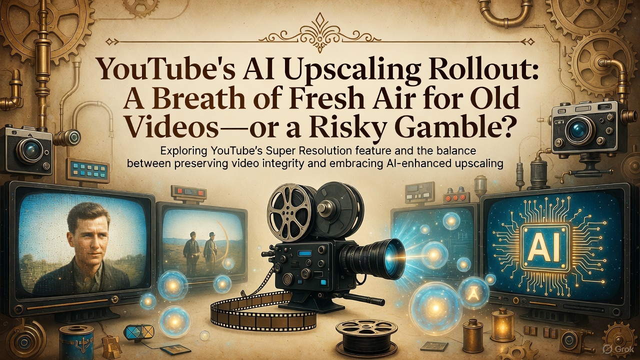 YouTube's AI Upscaling Rollout: A Breath of Fresh Air for Old Videos—or a Risky Gamble?