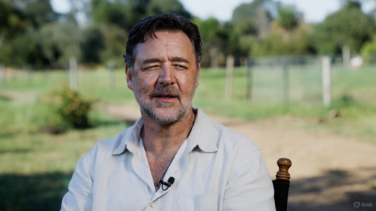 The Panacea of the Bush: Russell Crowe on Joe Rogan, The Farm, and Finding Peace