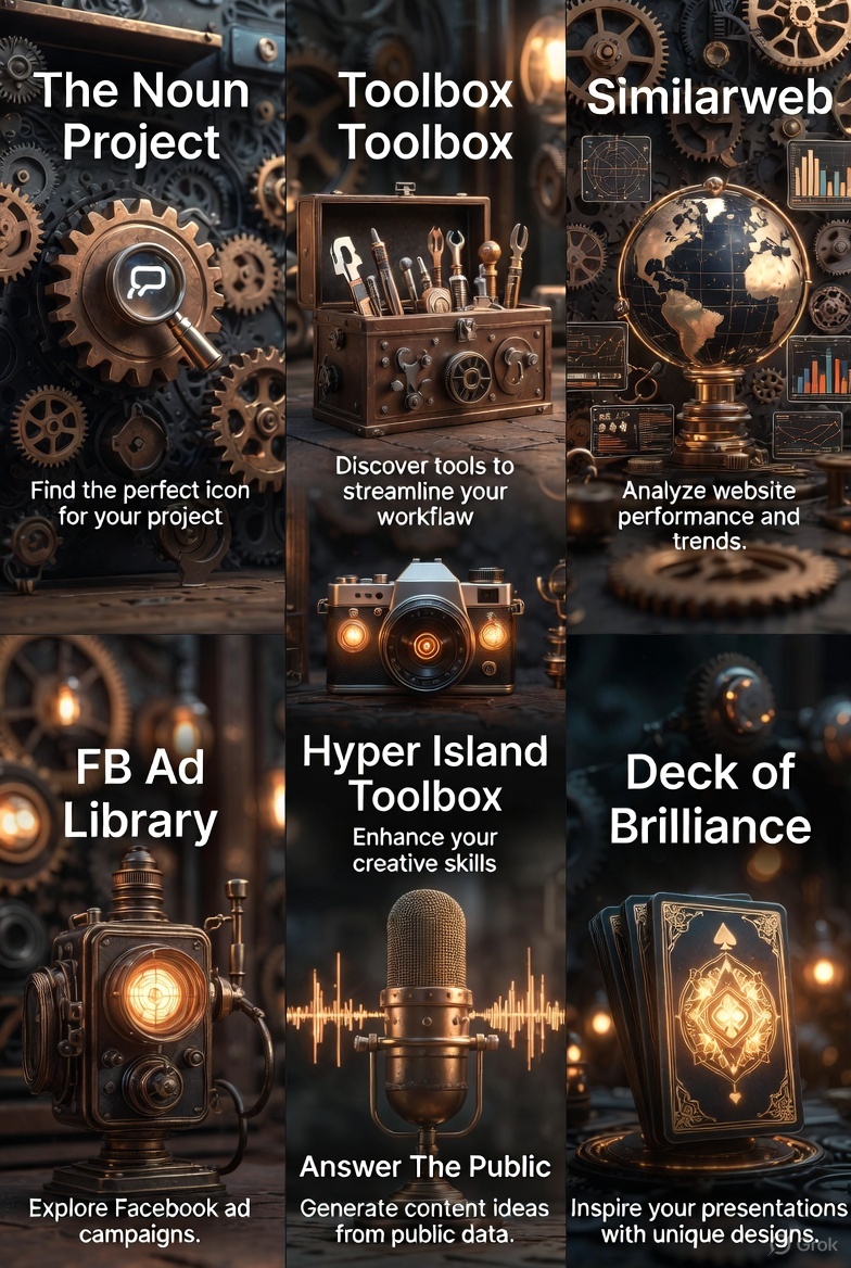 7 Free Tools to Supercharge Your Creative Strategies