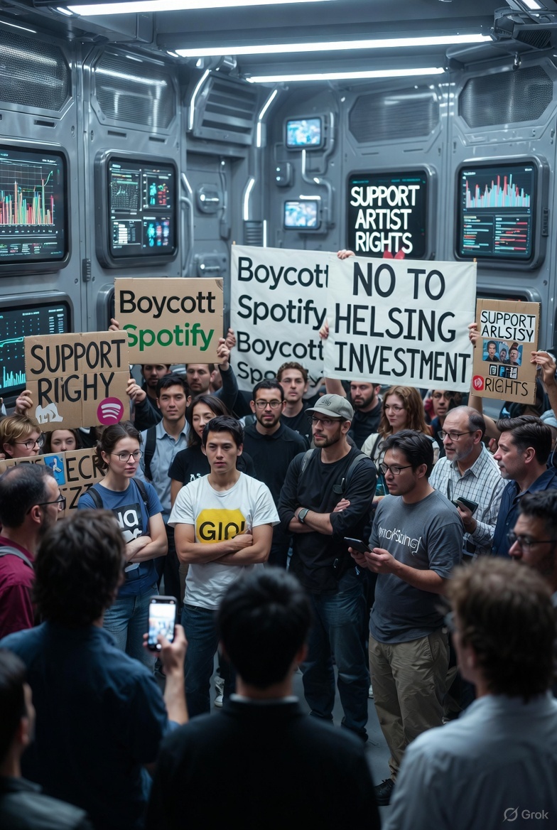 Stars in Shock: Spotify Founder's Investments Drive Artists Away from Streaming