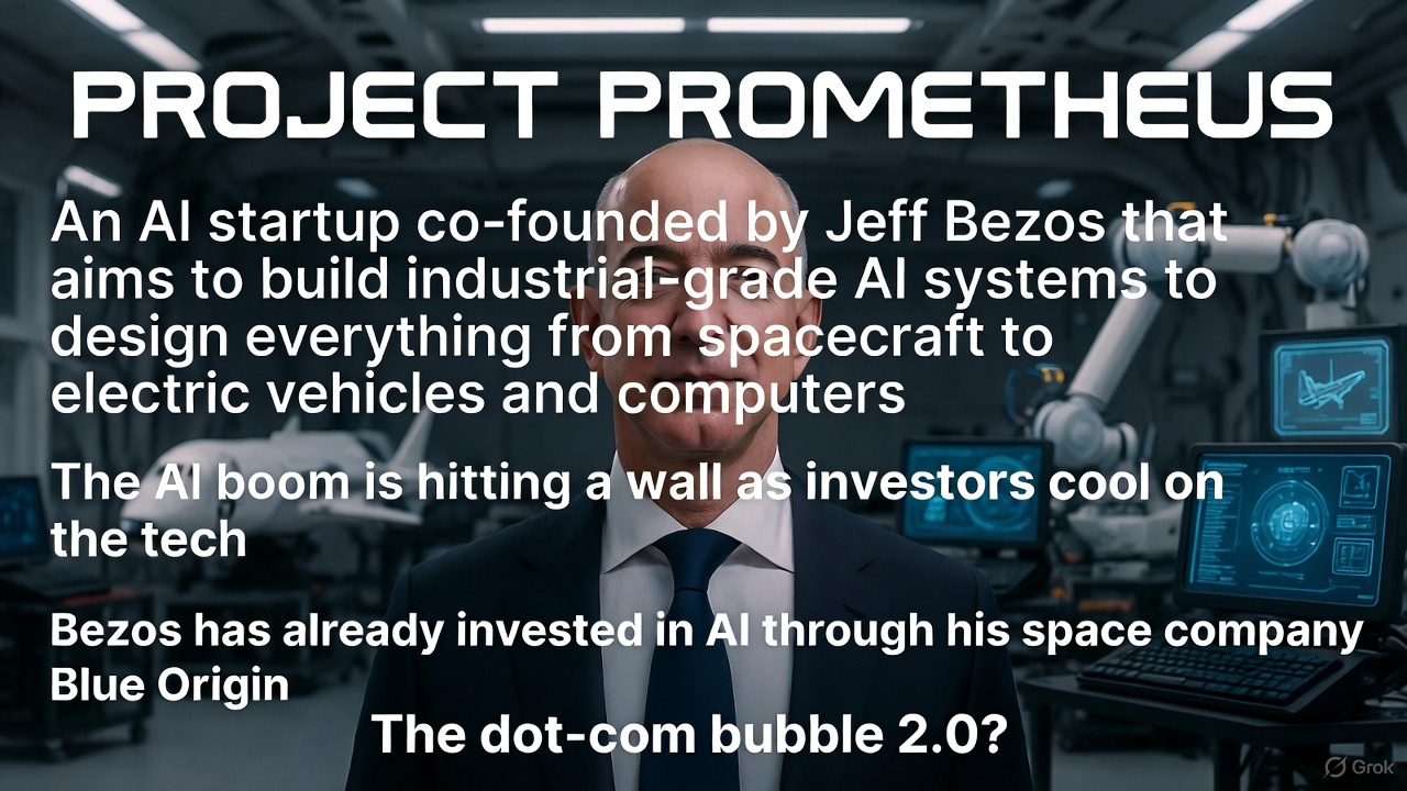 Jeff Bezos Bets .2 Billion on AI's Physical Frontier: Prometheus Rises Amid a Cooling Hype Cycle