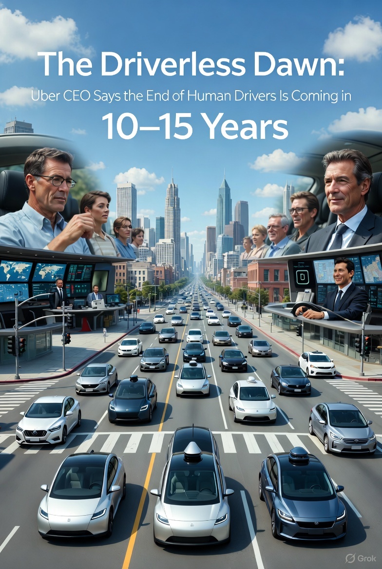 The Driverless Dawn: Uber CEO Says the End of Human Drivers Is Coming in 10–15 Years