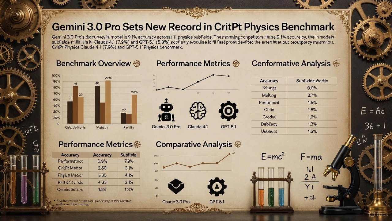AI's Physics Puzzle: Gemini 3.0 Pro Edges Ahead in the Toughest Test Yet—But 9.1% Is No Victory Lap