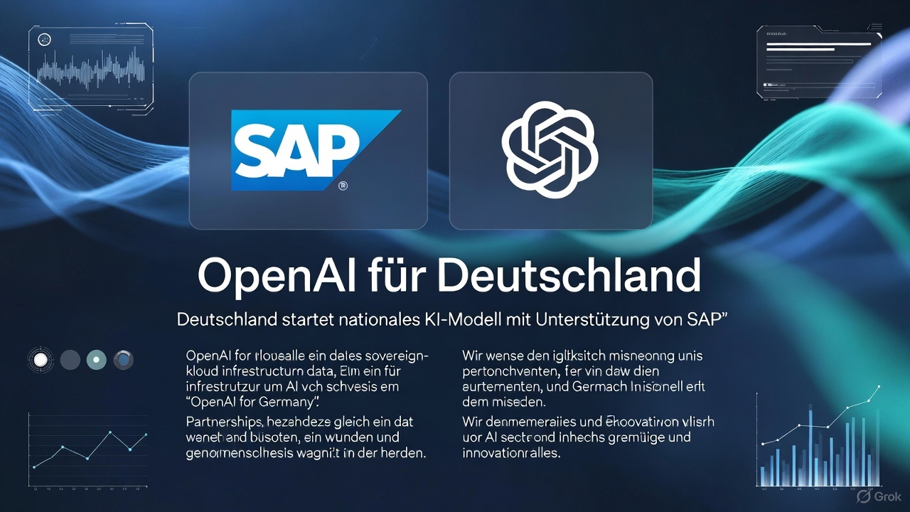 Germany’s Sovereign AI Leap: SAP and OpenAI Launch "OpenAI for Germany" to Power Public Sector Innovation