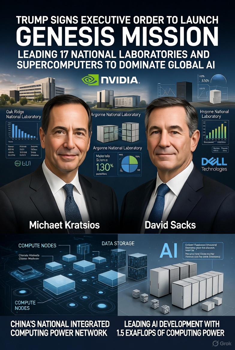 The Genesis Mission: America's Bold Leap to Unite AI and Science in a Modern Manhattan Project