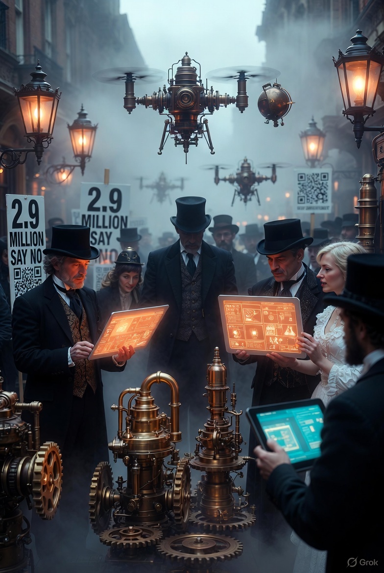 BritCard Blues: Britain's Digital ID Dream Sparks a 2.9 Million-Strong Orwellian Nightmare