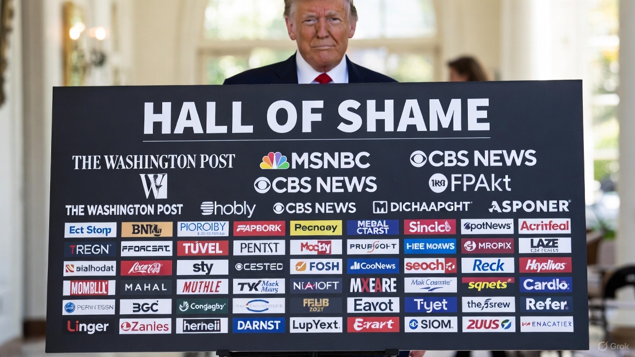 The White House's Digital Pillory: Trump's Media Blacklist Goes Live, with CBS News in the Crosshairs