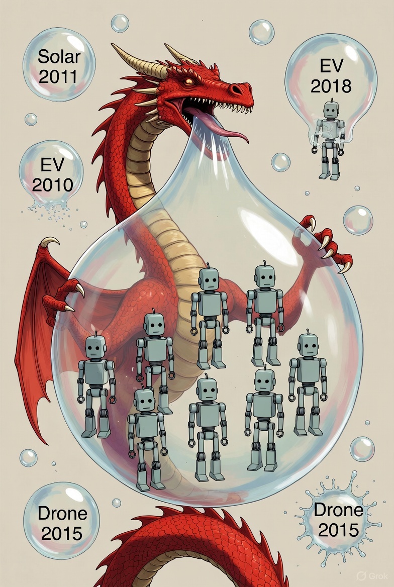 The Humanoid Robot Bubble: China’s Next Great Consolidation